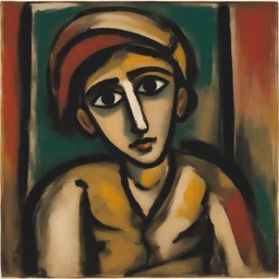 a character by Georges Rouault