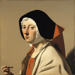 a character by Georges de La Tour