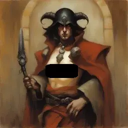 a character by Gerald Brom