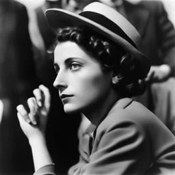 a character by Gerda Taro