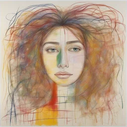 a character by Ghada Amer