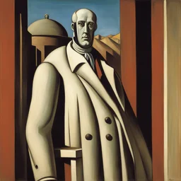a character by Giorgio de Chirico