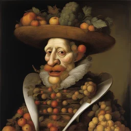 a character by Giuseppe Arcimboldo