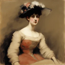 a character by Giuseppe de Nittis