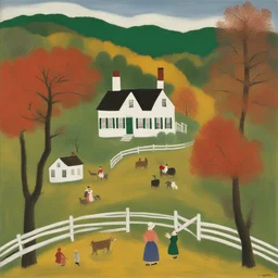 a character by Grandma Moses