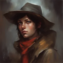 a character by Greg Rutkowski