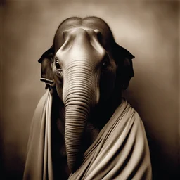 a character by Gregory Colbert
