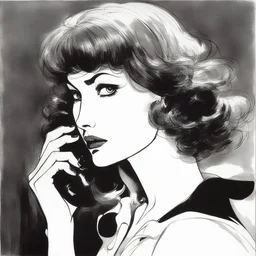 a character by Guido Crepax