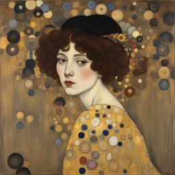 a character by Gustav Klimt