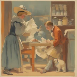 a character by Gustave Baumann