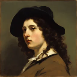 a character by Gustave Courbet