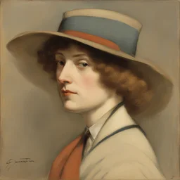 a character by Gustave Van de Woestijne