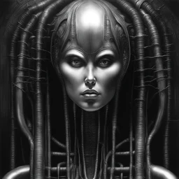 a character by H. R. Giger