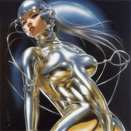 a character by Hajime Sorayama