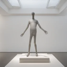 a character by Hans Haacke