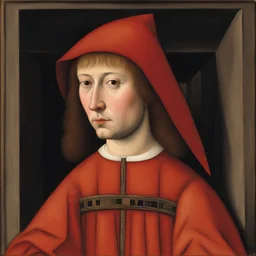 a character by Hans Memling