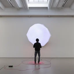 a character by Haroon Mirza