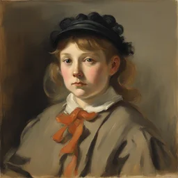 a character by Harriet Backer