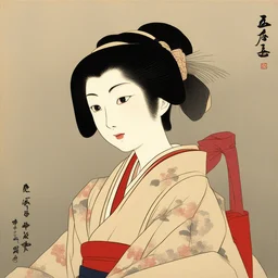 a character by Hashiguchi Goyo