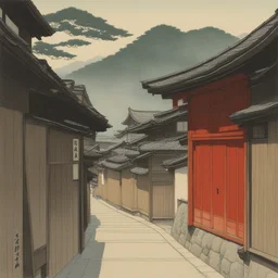 a character by Hasui Kawase