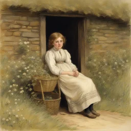 a character by Helen Allingham