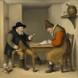 a character by Hendrick Avercamp