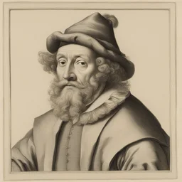 a character by Hendrik Hondius