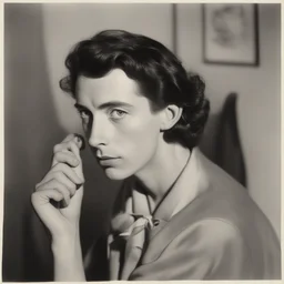 a character by Henri Cartier-Bresson