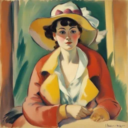 a character by Henri Manguin