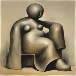 a character by Henry Moore