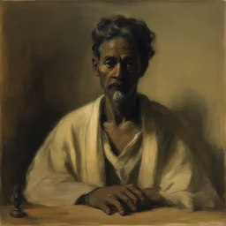 a character by Henry Ossawa Tanner