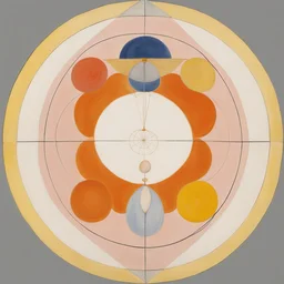 a character by Hilma af Klint