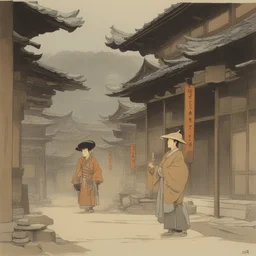 a character by Hiroshi Yoshida