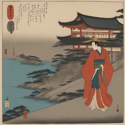 a character by Hiroshige