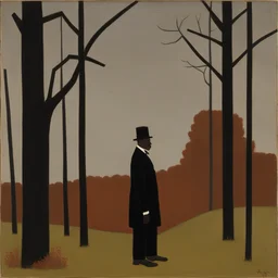 a character by Horace Pippin
