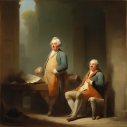 a character by Hubert Robert