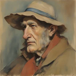 a character by Hyman Bloom