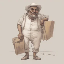 a character by Iberê Camargo