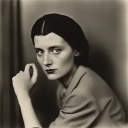 a character by Ilse Bing