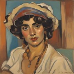 a character by Irma Stern