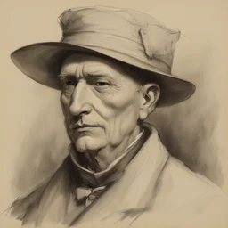 a character by Józef Mehoffer