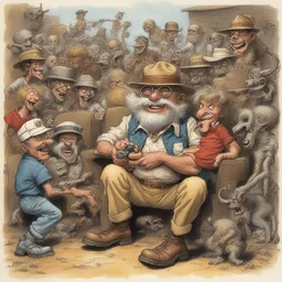 a character by Jack Davis