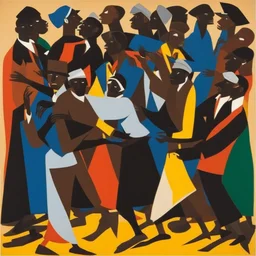 a character by Jacob Lawrence