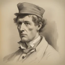 a character by Jacques Hnizdovsky