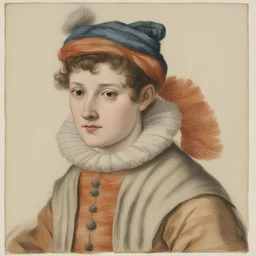 a character by Jacques Le Moyne