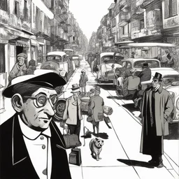 a character by Jacques Tardi