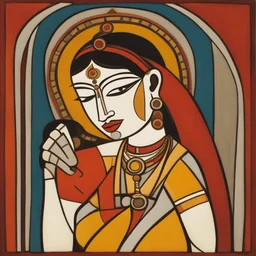 a character by Jamini Roy