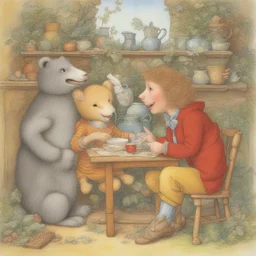a character by Jan Brett