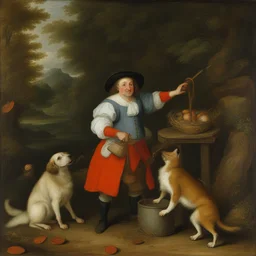 a character by Jan Brueghel the Elder