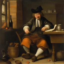a character by Jan Steen